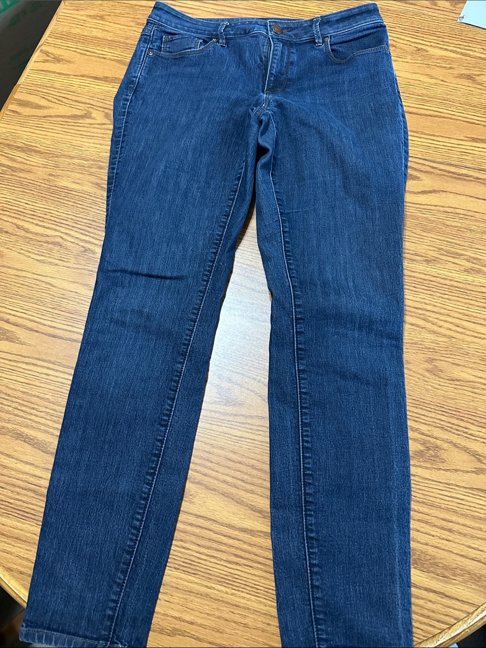 LOFT Women's Dark Indigo Skinny Jeans